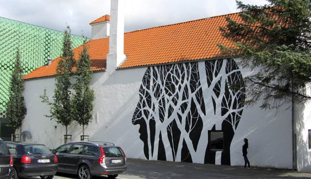New Murals by David de la Mano and Pablo S. Herrero on the Streets of Norway New Murals by David de la Mano and Pablo S. Herrero on the Streets of Norway trees street art Norway murals