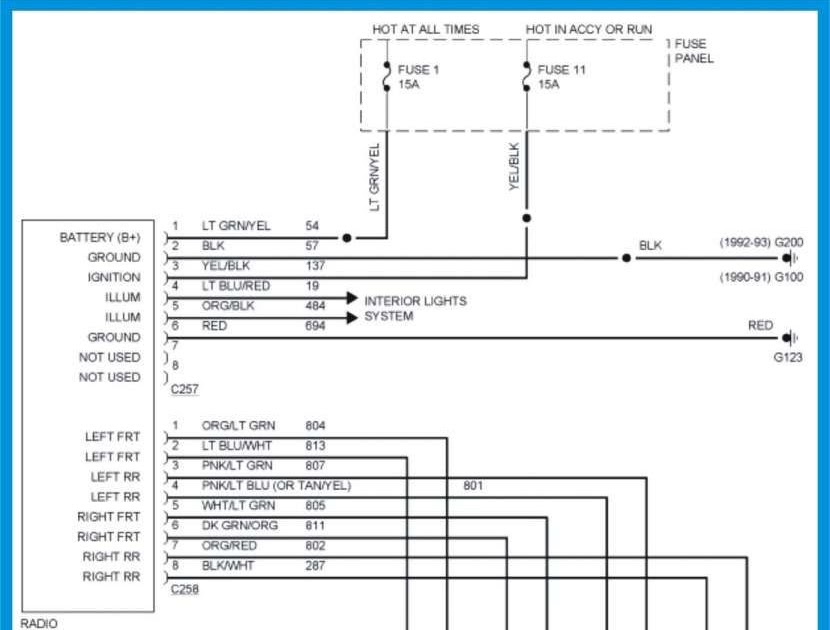 2000 Subaru Outback Stereo Wiring Diagram - Wiring Diagram