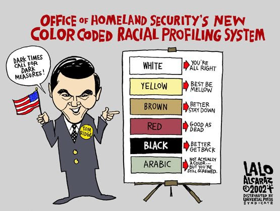 homeland sec racial system