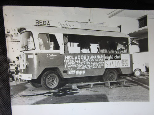 Furgó Nazar B del senyor Calahorra dedicat a bar ambulant.