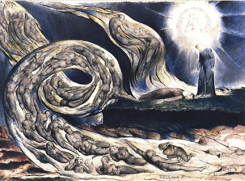 The Lovers' Whirlwind, William Blake