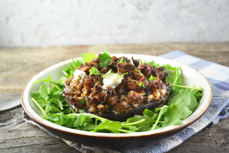 Sausage Stuffed Mushrooms with Gorgonzola and Walnuts Inside The Rustic Kitchen Sausage Stuffed Mushrooms with Gorgonzola and Walnuts Inside The Rustic Kitchen