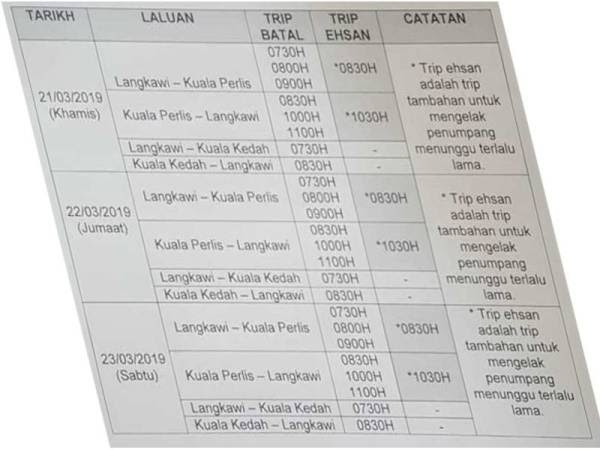 Jadual Feri Kuala Kedah Ke Langkawi 2019 / Kadar Tambang Feri Langkawi