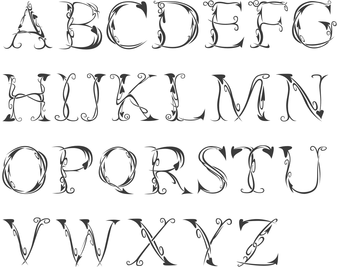 Красивый шрифт. Необычные шрифты. Стили букв. Стилистика шрифта. Шрифты для pdf