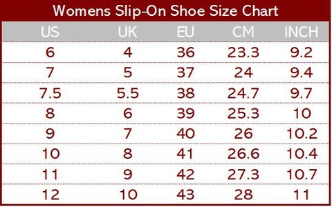 Israbi: Vans Shoe Size Chart Inches