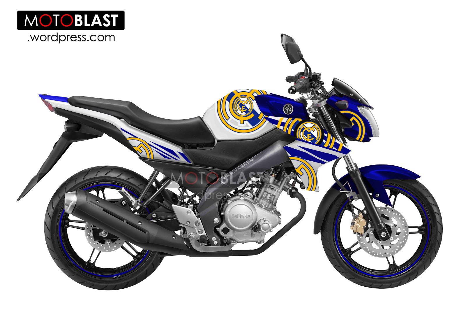 Gambar Modifikasi Motor Vixion Lama Warna Putih | Modifikasi Motor