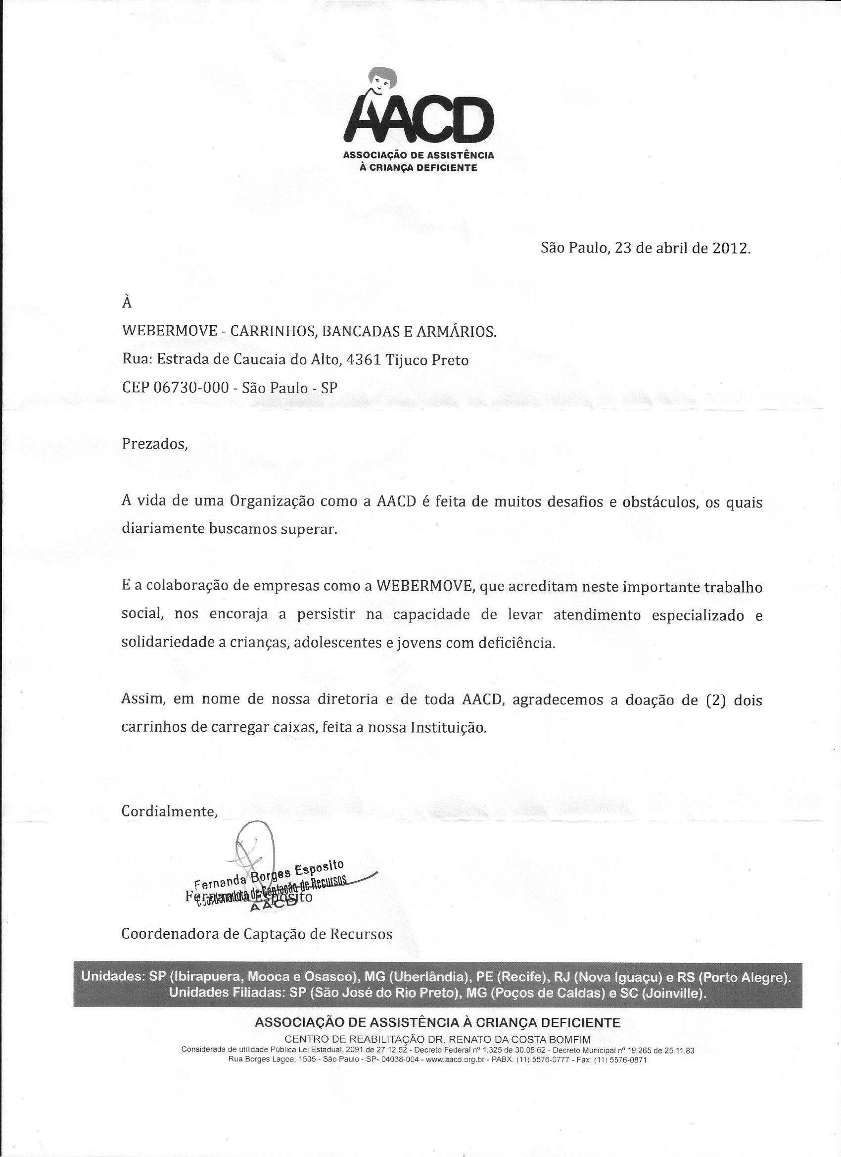 Carta De Agradecimento De Desligamento Da Empresa Listen Pp