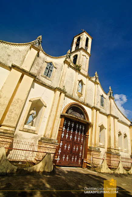 Facade of St. Catherine Church in Mambusao, Capiz