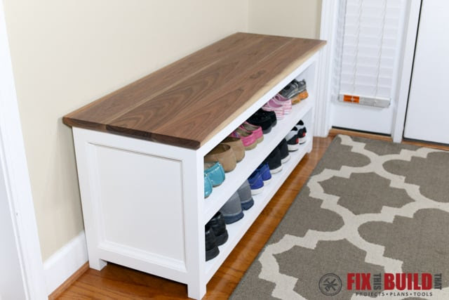 Entryway Storage Bench Plans Free Woodworking Plans Easy To Follow