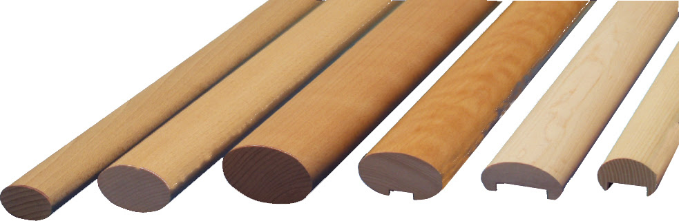 Handlauf holz oval