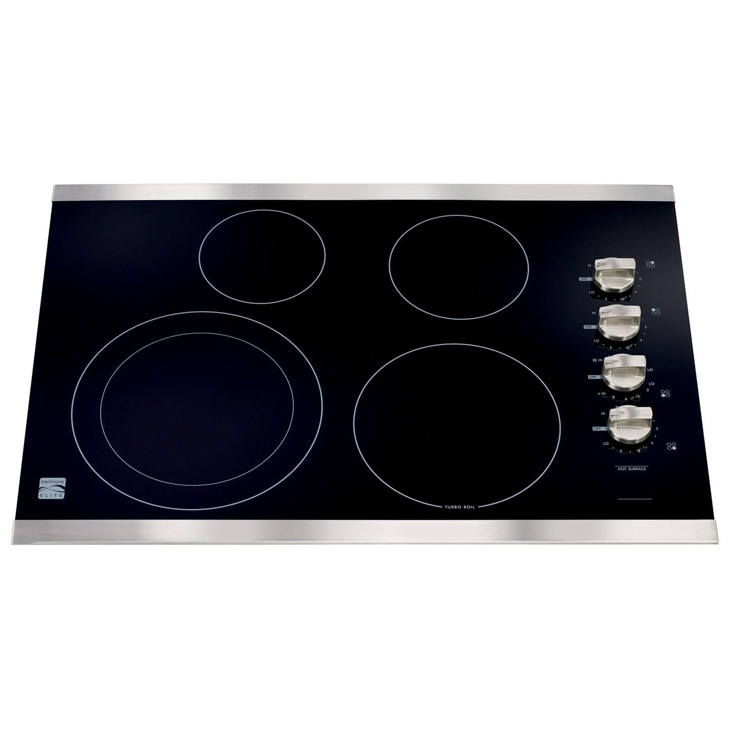 Cooktops 2016 Kenmore Elite 30" Electric Cooktop Stainless Steel