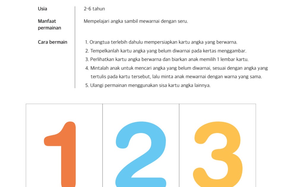 Mewarnai Gambar Angka 4 - Mewarnai Gambar Baru