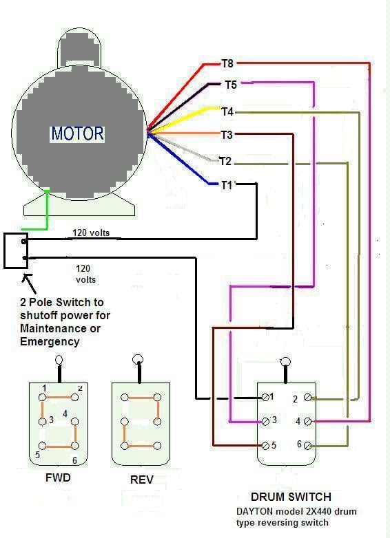 Capacitor Motor Wiring Diagrams