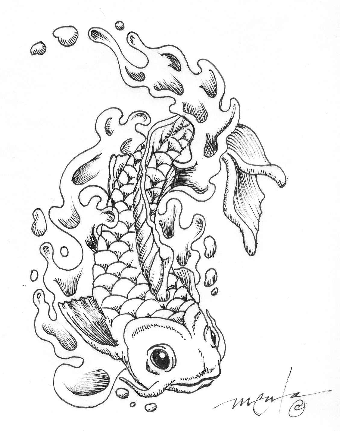 Koi fish coloring pages to download and print for free Koi fish coloring pages to download and print for free