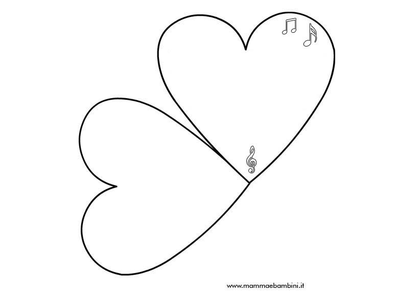Disegni Da Colorare A forma Di Cuore Migliori pagine da colorare e