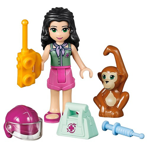 LEGO Friends First Aid Jungle Bike #41032-Emma rescue accessories & Orangutan