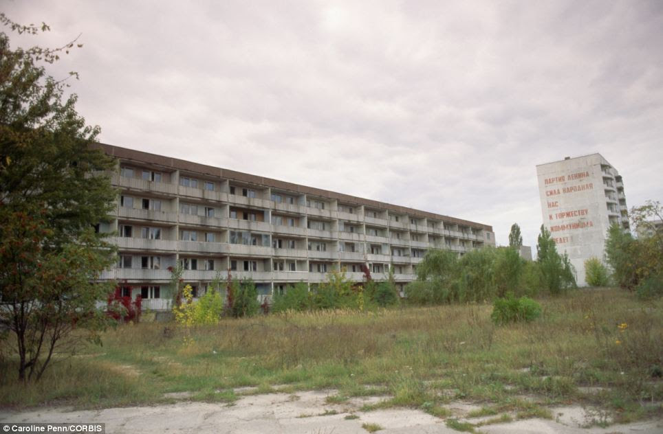 Prypiat in the Ukraine, the Chernobyl worker's town evacuated after the disaster