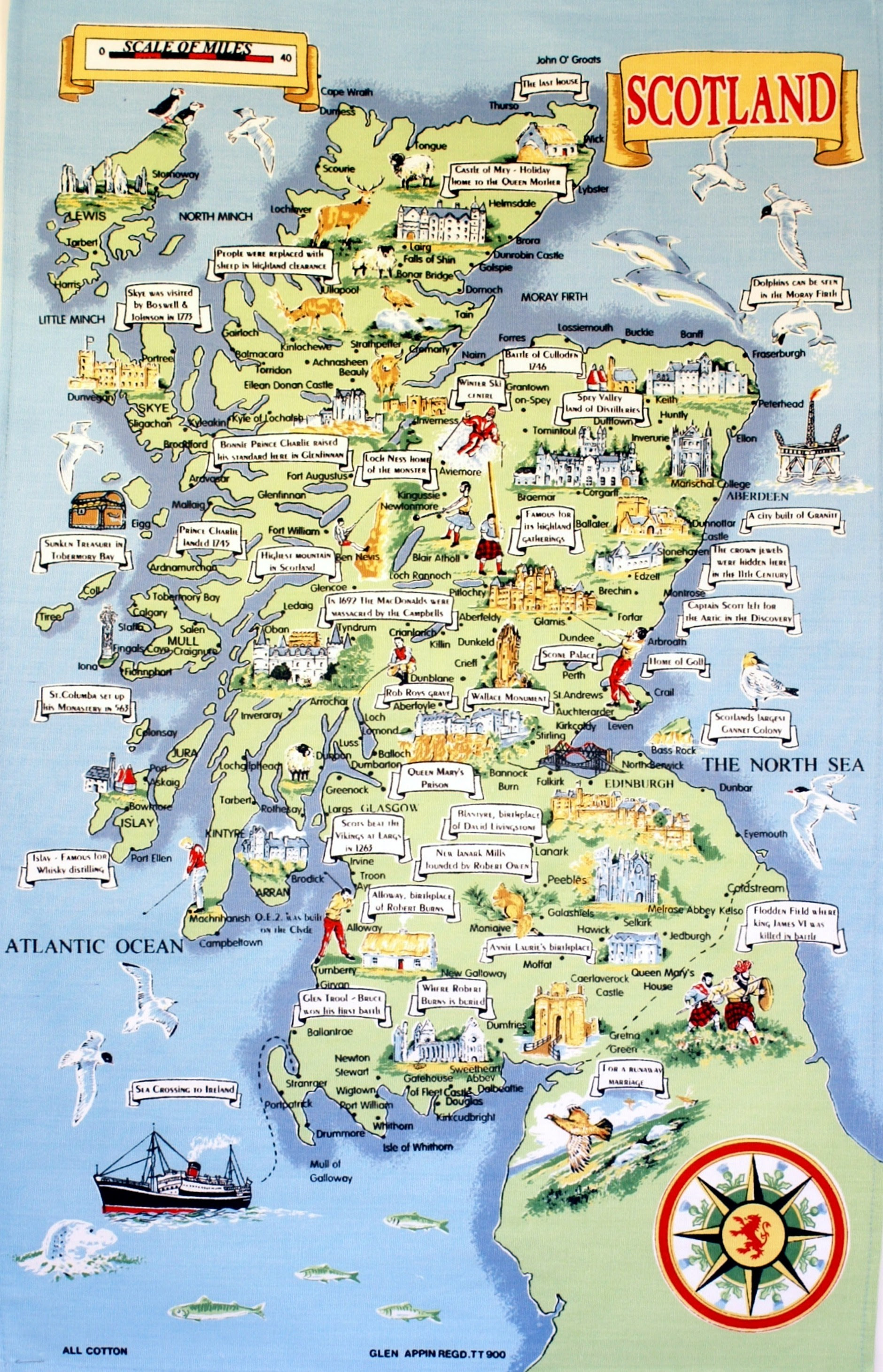 Mapa De Escocia Para Imprimir Mapa