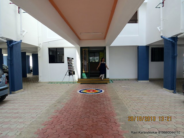 Wide Open Space in front of the Entrance Lobby - Handing Over Ceremony of Sanjeevani Developers' Sangam at Sus on Sunday 20th October 2013