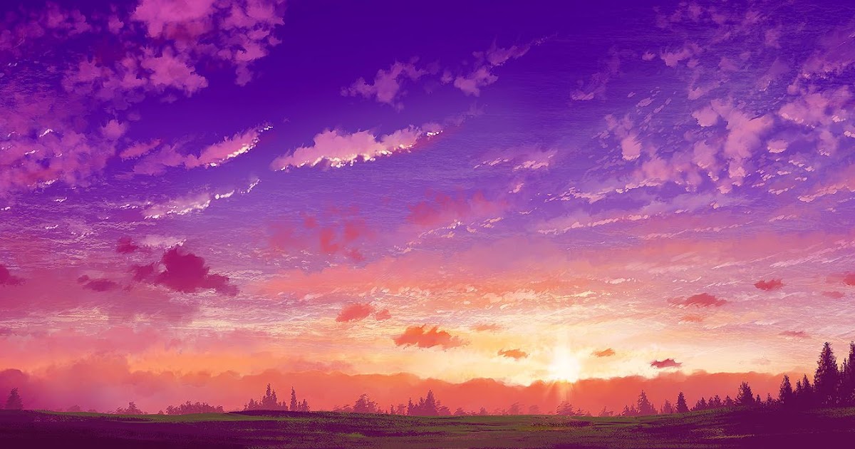 Aesthetic Anime Sunset Wallpaper Iphone / Anime Background City Sunset