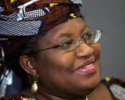 Dr. Ngozi Okonjo-Iweala has been designated to take the Ministry of Finance portfolio in the government of Nigerian President Goodluck Jonathan. She will enter the post in August after serving for years as an official of the World Bank. by Pan-African News Wire File Photos