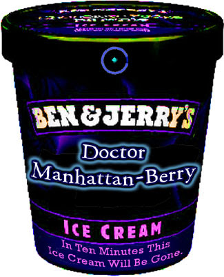 Frozen ice cream and a dead body contain the same number of particles. Structurally there is no discernible difference. Watchmen Ice Cream