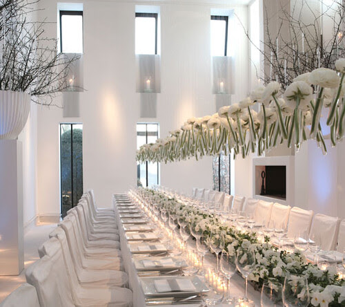 suspended wedding centerpieces