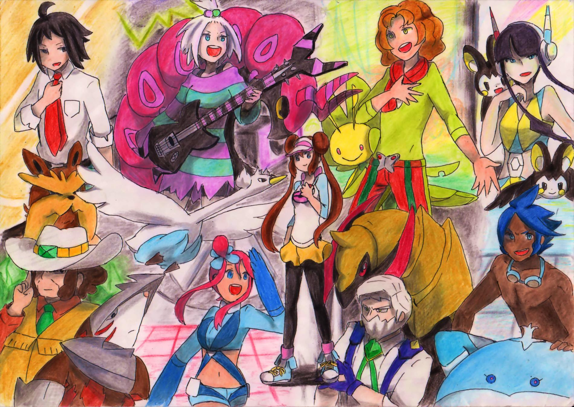 ブラック2 ジムリーダー 最高のイラストと図面