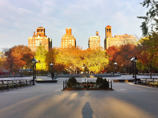 Washington Square Park, Sunday morning