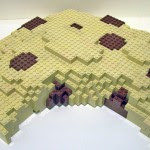 A LEGO Chocolate Chip Cookie Sculpture by Duckingham Design