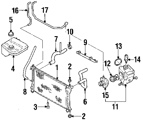 Ford Focus Diagram Cooling System