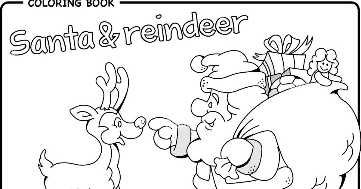 Reindeer Line Drawing Reindeer Santa Claus Drawing / How To Draw Santa