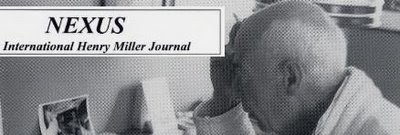 Cosmodemonic Telegraph Company: A Henry Miller Blog: Nexus - International Henry  Miller Journal #3