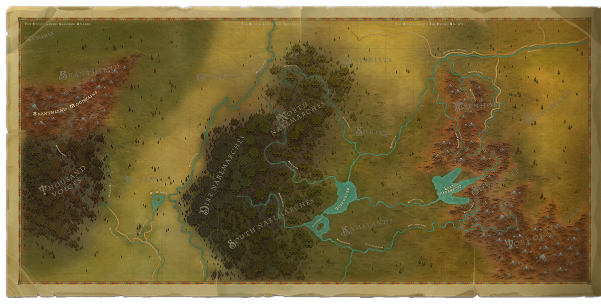Pathfinder Kingmaker World Map