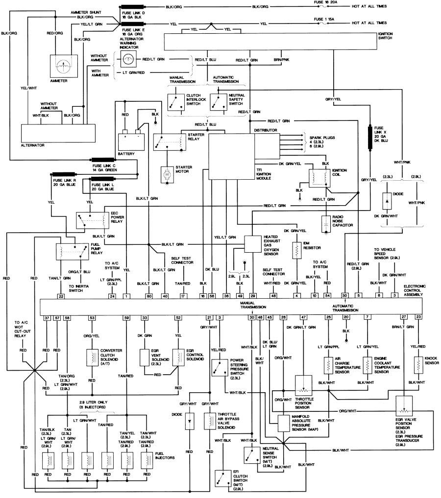Wire Diagram On 1989 Bronco Ii - Complete Wiring Schemas