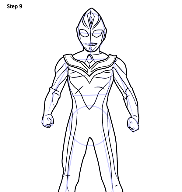 Gambar Mewarnai Ultraman Cosmos - Gambar Mewarnai Gratis