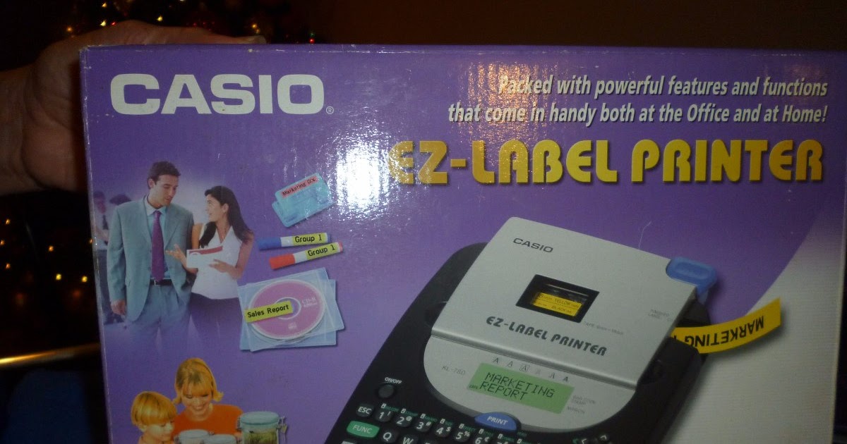 Casio Ez Label Printer Kl 780 - Label Ideas