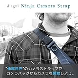 diagnl ダイアグナル Ninja Camera Strap ニンジャカメラストラップ 38mm 一眼用 Black ブラック カメラストラップ