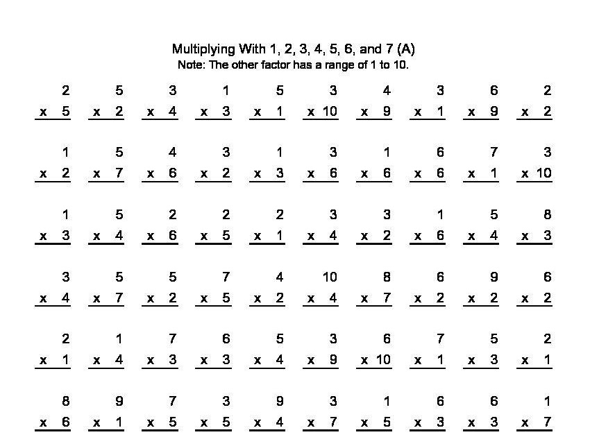 7Th Grade Math Worksheets Printable With Answers - 12 Best Images of