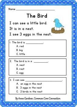Reading Comprehension Early Level - Joseph Franco's Reading Worksheets