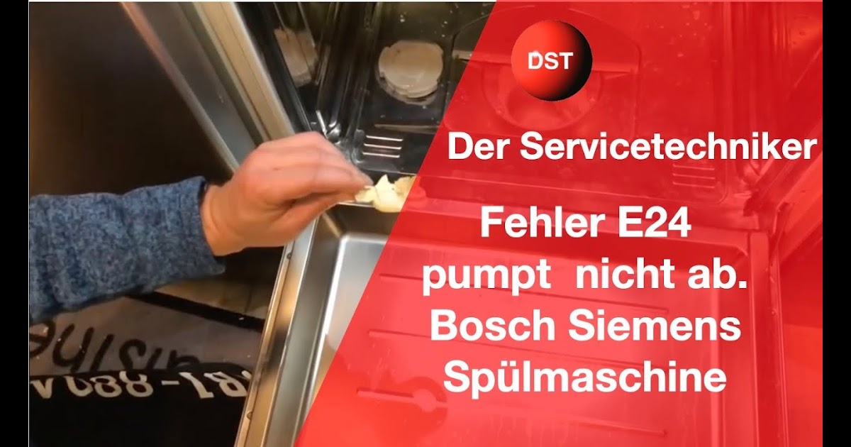 Siemens Geschirrspuler Pumpt Nicht Ab