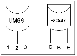 um66-BC547-chân-pin kết nối um66 bc547 chân pin kết nối