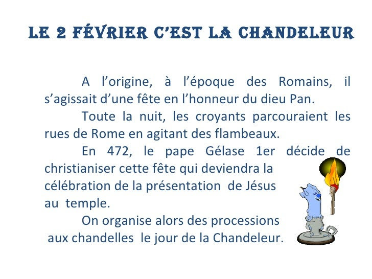 mipizarradelcole Origine de la Chandeleur