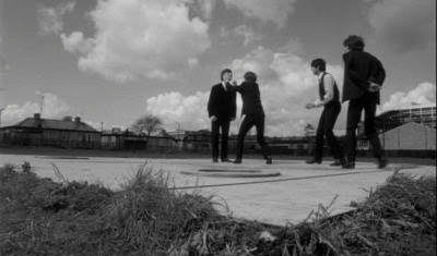 Rarely seen photos from the day all the other Beatles beat up John. A Hard Day's Night