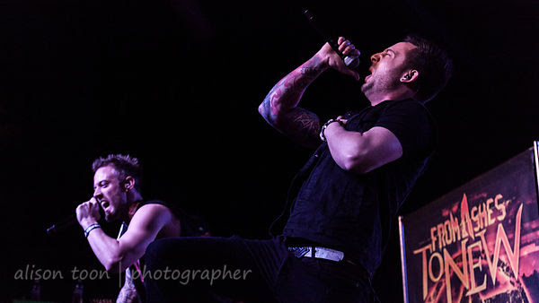 Matt Brandyberry and Chris Musser, vocals, From Ashes To New