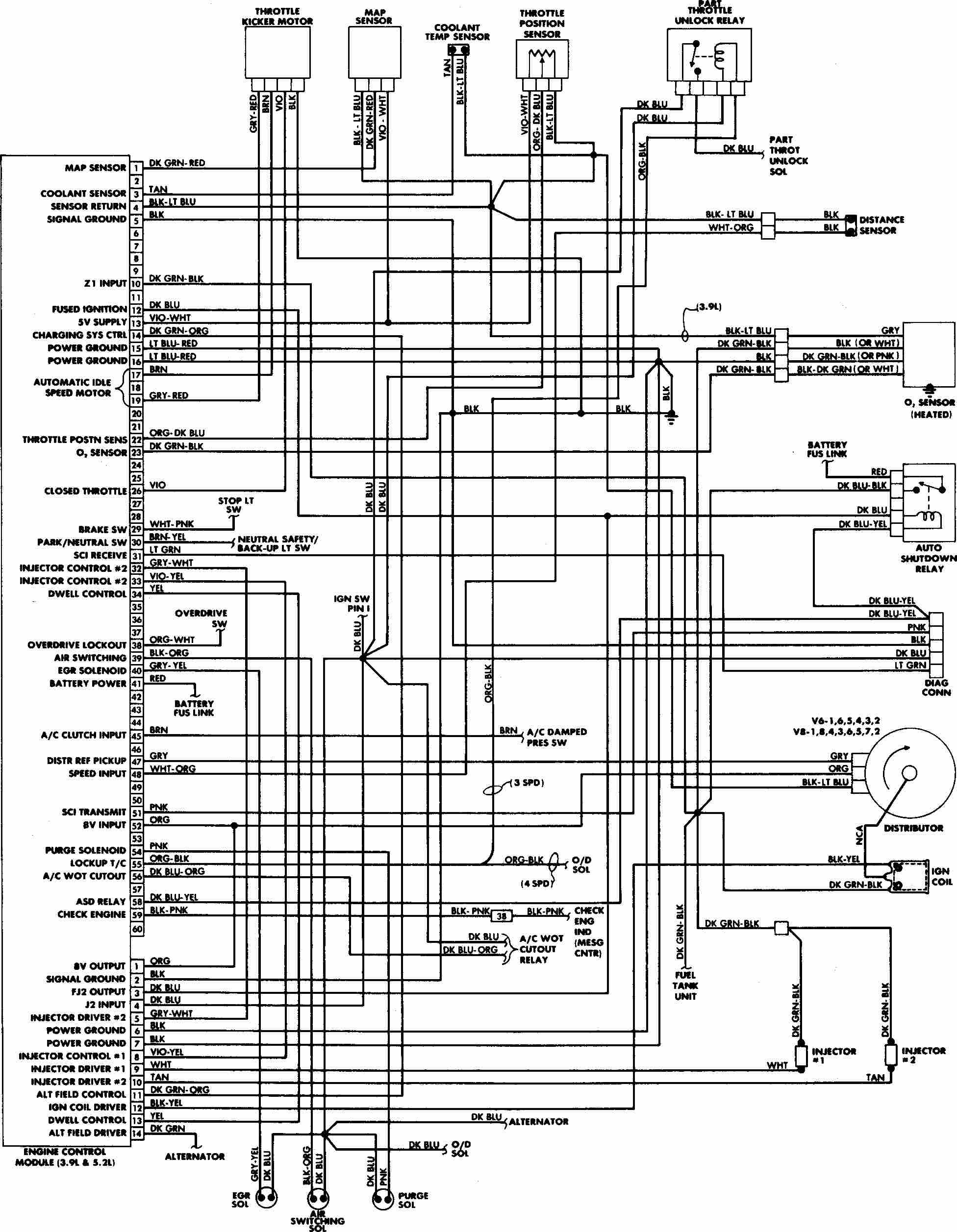 2000 Dodge Durango Engine Diagram