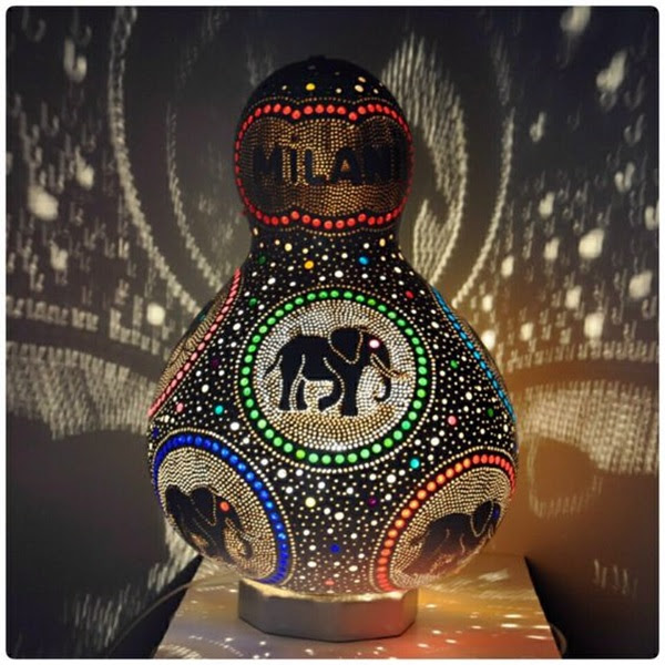 Amazing Art Inspired Gourd Lamps (27)