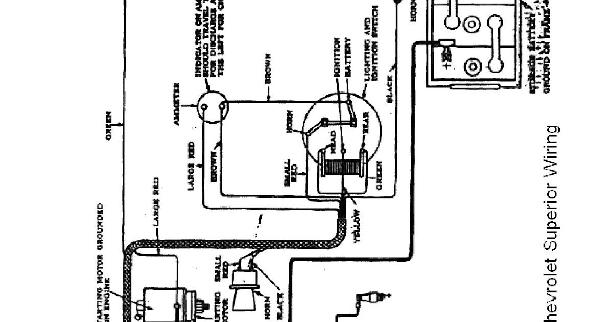 Wiring Diagram PDF: 1926 Chevrolet Wiring Diagram