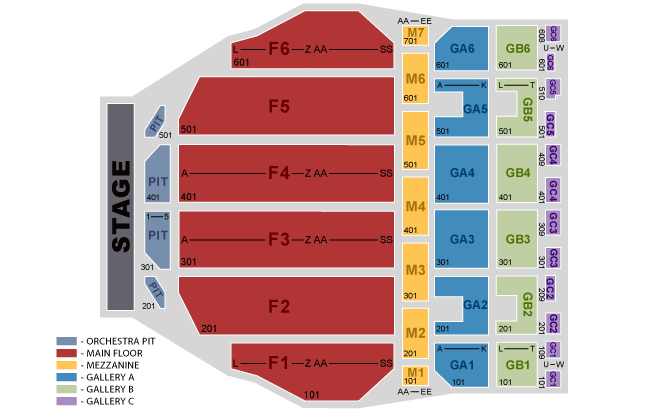 Fisher Theater Seating Chart | wordacross.net