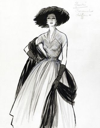 All for Fashion Designs: vintage fashion sketches | Fashion Sketch, by ...